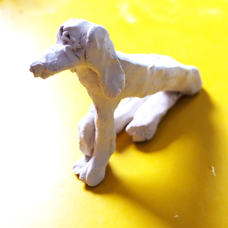 Tonskulptur gebrannt